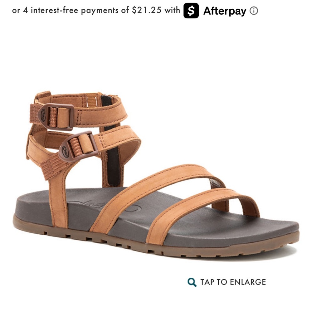 Chaco Brown Strappy Sandals